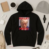 Bullet Proof Donald Trump 2024 Election Strong Hoodie thumb 3