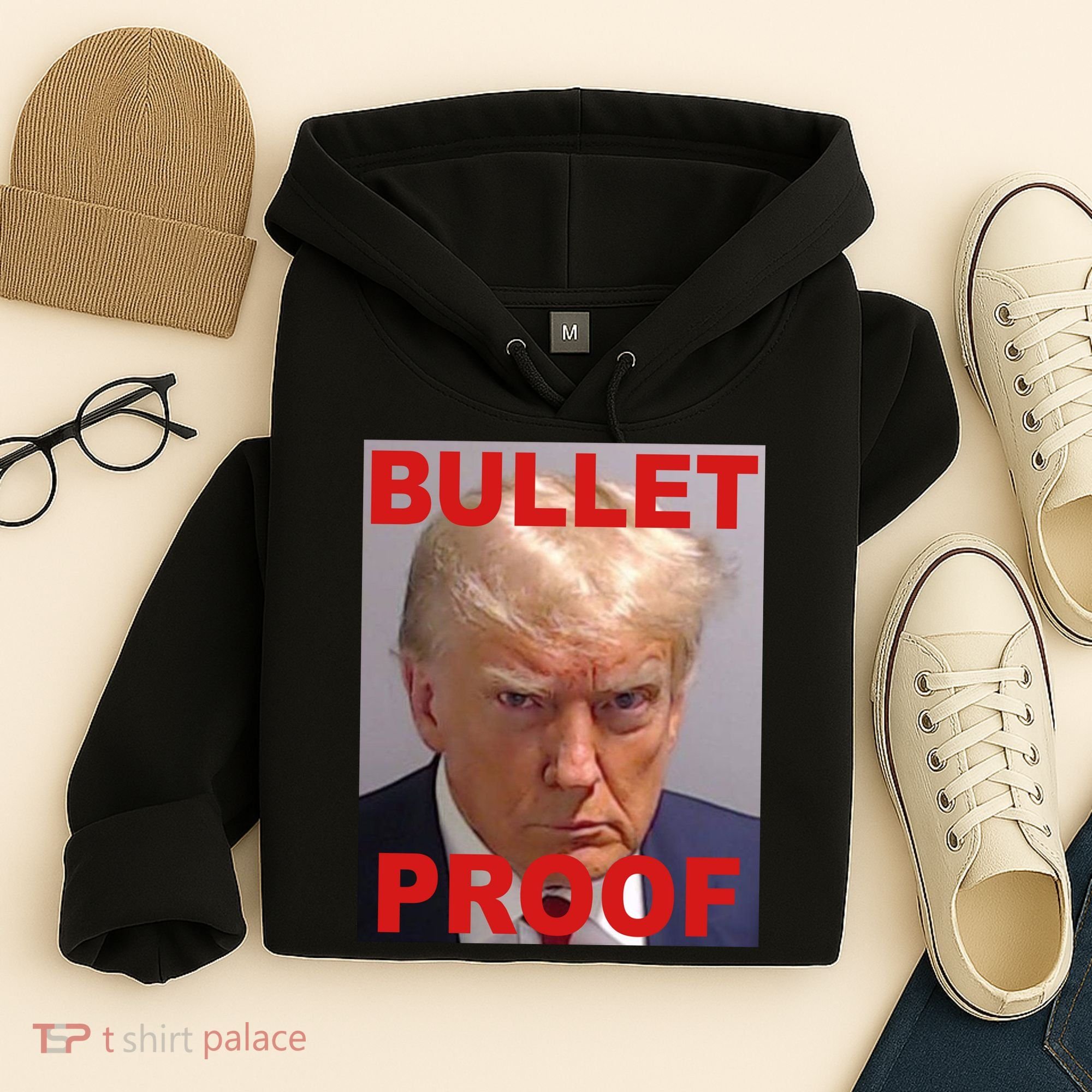 Bullet Proof Donald Trump 2024 Election Strong Hoodie