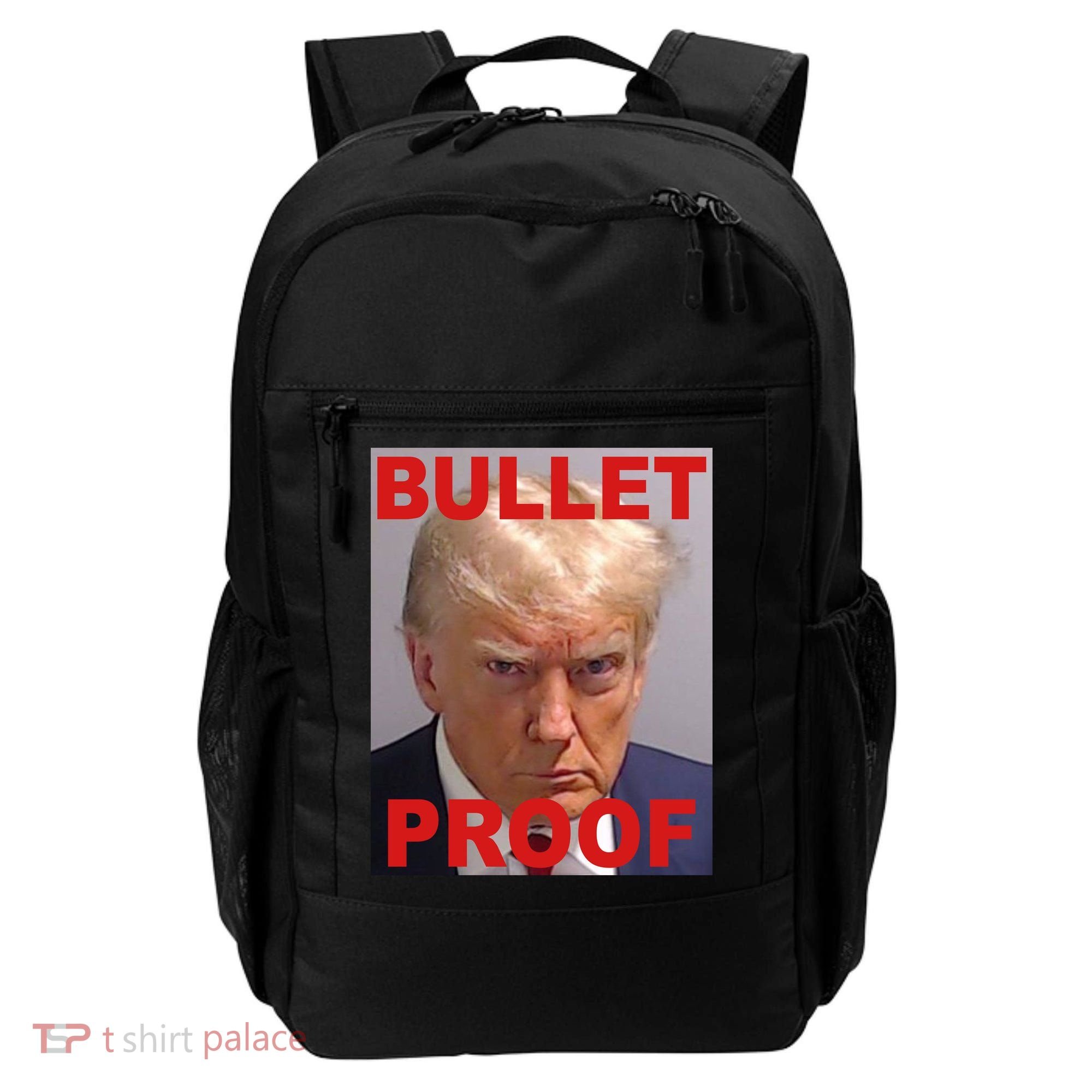 Bullet Proof Donald Trump 2024 Election Strong Backpack