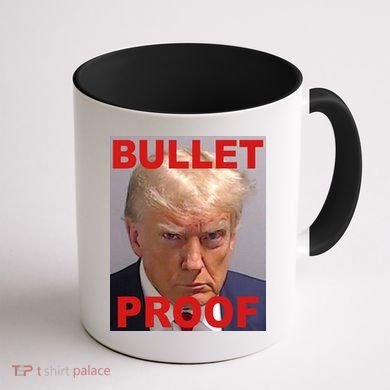 Bullet Proof Donald Trump 2024 Election Strong Coffee Mug back