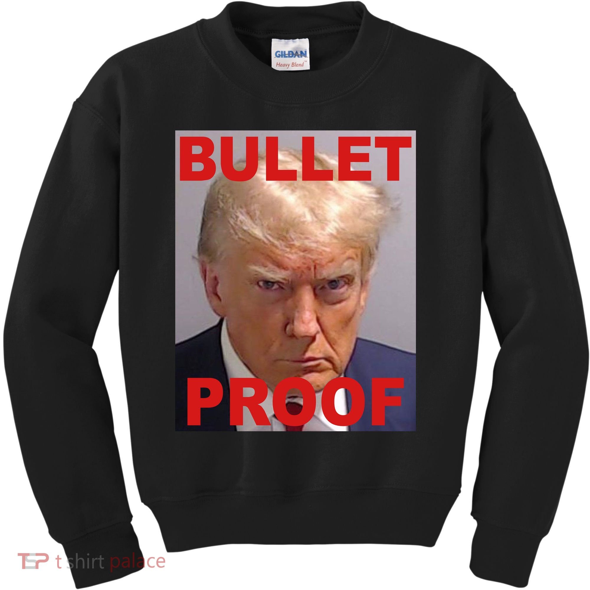 Bullet Proof Donald Trump 2024 Election Strong Kids Sweatshirt
