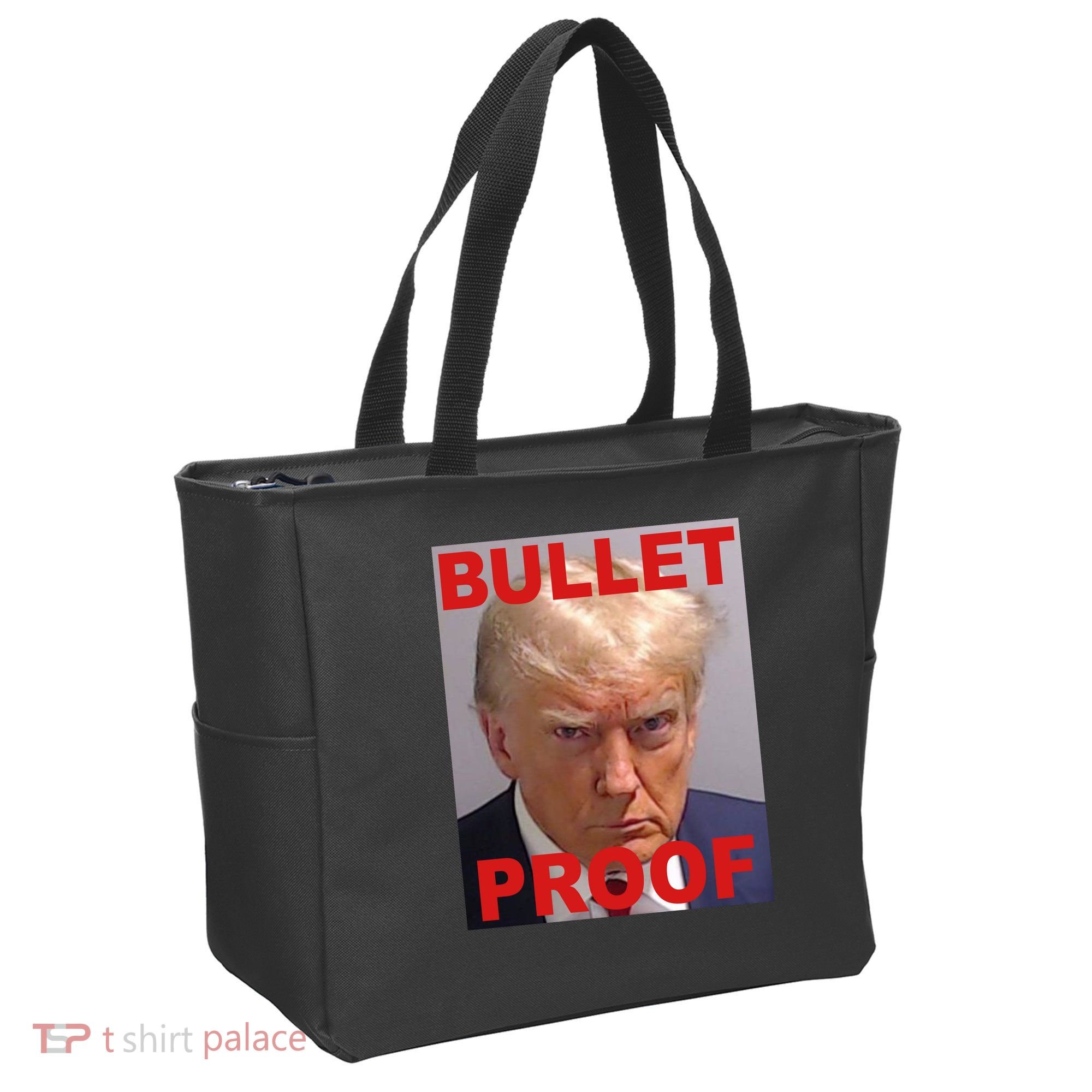 Bullet Proof Donald Trump 2024 Election Strong Tote Bag