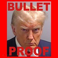 Bullet Proof Donald Trump 2024 Election Strong Santa Hat thumb 1