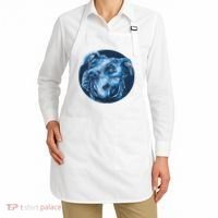 Blue Pitbull Dog Animal Portrait Cute Apron thumb 2
