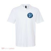 Blue Pitbull Dog Animal Portrait Cute Polo thumb 0