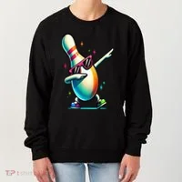 Bowling Pin Dabbing Sunglasses Bowler Player Women's Sweatshirt thumb 0