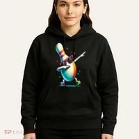 Bowling Pin Dabbing Sunglasses Bowler Player Hoodie thumb 5
