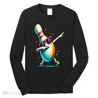 Bowling Pin Dabbing Sunglasses Bowler Player Long Sleeve Shirt thumb 0