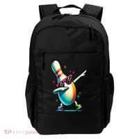 Bowling Pin Dabbing Sunglasses Bowler Player Backpack thumb 0