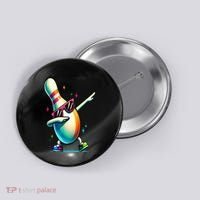 Bowling Pin Dabbing Sunglasses Bowler Player Button thumb 0