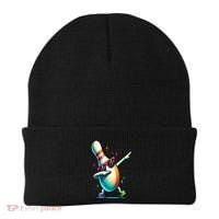 Bowling Pin Dabbing Sunglasses Bowler Player Beanie thumb 0