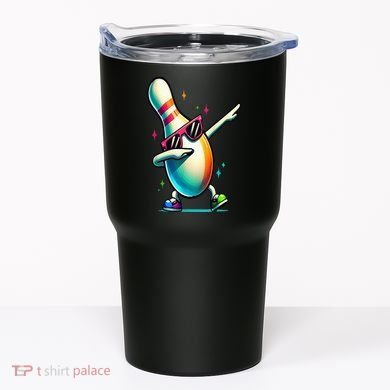 Bowling Pin Dabbing Sunglasses Bowler Player Tumbler