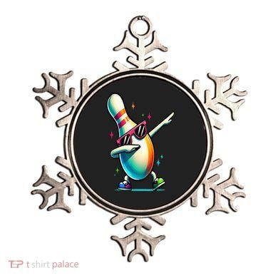 Bowling Pin Dabbing Sunglasses Bowler Player Ornament