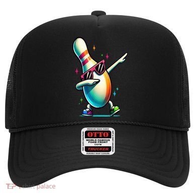 Bowling Pin Dabbing Sunglasses Bowler Player Hat