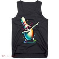 Bowling Pin Dabbing Sunglasses Bowler Player Tank Top thumb 0