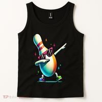 Bowling Pin Dabbing Sunglasses Bowler Player Tank Top thumb 2