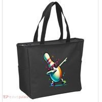 Bowling Pin Dabbing Sunglasses Bowler Player Tote Bag thumb 2
