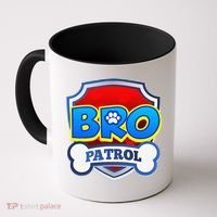 Bro Patrol Dog Funny Gift Birthday Party Coffee Mug thumb 0