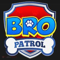 Bro Patrol Dog Funny Gift Birthday Party Women's Hoodie thumb 2