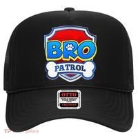 Bro Patrol Dog Funny Gift Birthday Party Hat thumb 0