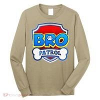 Bro Patrol Dog Funny Gift Birthday Party Long Sleeve Shirt thumb 0