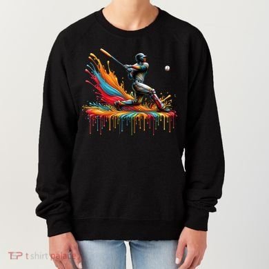 Baseball Player Drip Baseball Baseball Lover Cute Gift Women's Sweatshirt