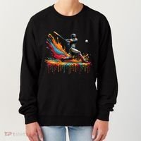 Baseball Player Drip Baseball Baseball Lover Cute Gift Women's Sweatshirt thumb 0