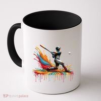 Baseball Player Drip Baseball Baseball Lover Cute Gift Coffee Mug thumb 0