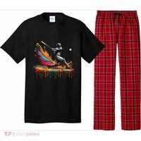 Baseball Player Drip Baseball Baseball Lover Cute Gift Pajama Set thumb 0