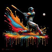 Baseball Player Drip Baseball Baseball Lover Cute Gift Ornament thumb 1