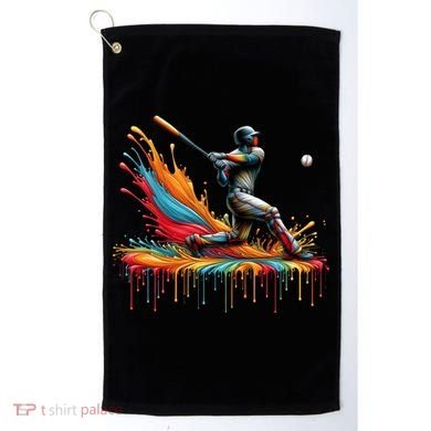 Baseball Player Drip Baseball Baseball Lover Cute Gift Golf Towel