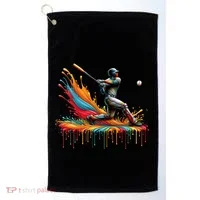 Baseball Player Drip Baseball Baseball Lover Cute Gift Golf Towel thumb 0