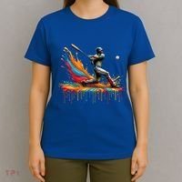 Baseball Player Drip Baseball Baseball Lover Cute Gift T-Shirt thumb 4