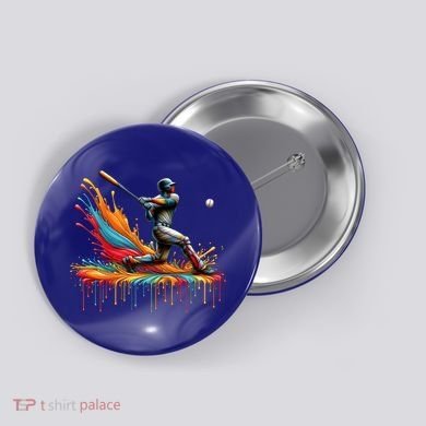 Baseball Player Drip Baseball Baseball Lover Cute Gift Button