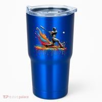 Baseball Player Drip Baseball Baseball Lover Cute Gift Tumbler thumb 0