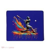 Baseball Player Drip Baseball Baseball Lover Cute Gift Mousepad thumb 0