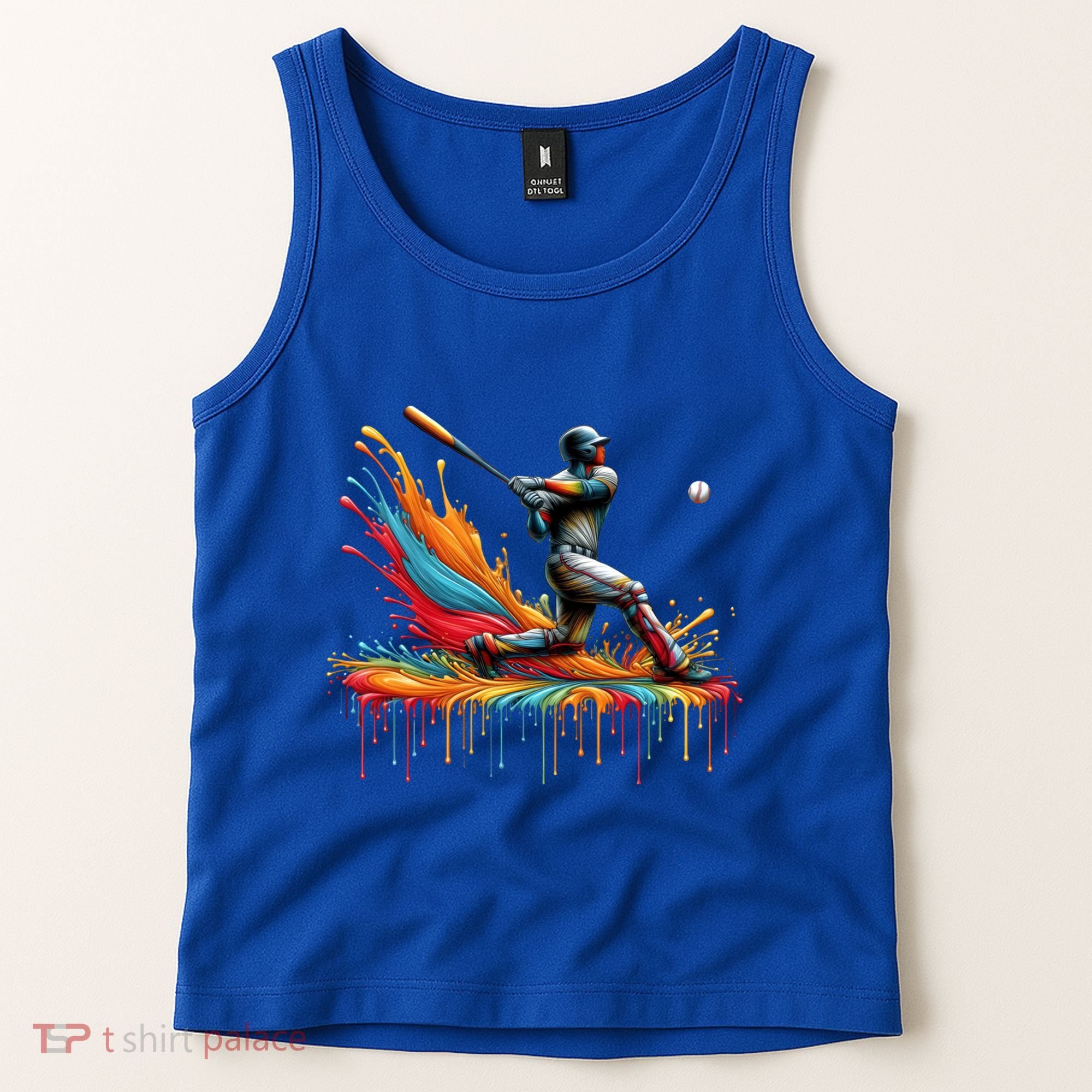 Baseball Player Drip Baseball Baseball Lover Cute Gift Tank Top