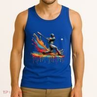Baseball Player Drip Baseball Baseball Lover Cute Gift Tank Top thumb 3