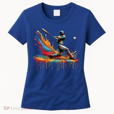 Baseball Player Drip Baseball Baseball Lover Cute Gift Women's T-Shirt