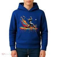 Baseball Player Drip Baseball Baseball Lover Cute Gift Kids Hoodie thumb 4