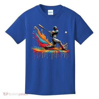 Baseball Player Drip Baseball Baseball Lover Cute Gift Kids T-Shirt