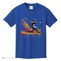 Baseball Player Drip Baseball Baseball Lover Cute Gift Kids T-Shirt thumb 0