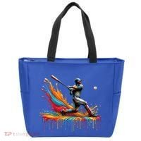 Baseball Player Drip Baseball Baseball Lover Cute Gift Tote Bag thumb 0