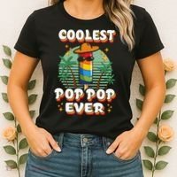Best Pop Ever Pop Pop Popsicle PopPop Coolest Pop It Women's T-Shirt thumb 2