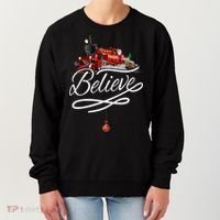 Believe Polar Express Christmas Holiday Train Women's Sweatshirt thumb 0
