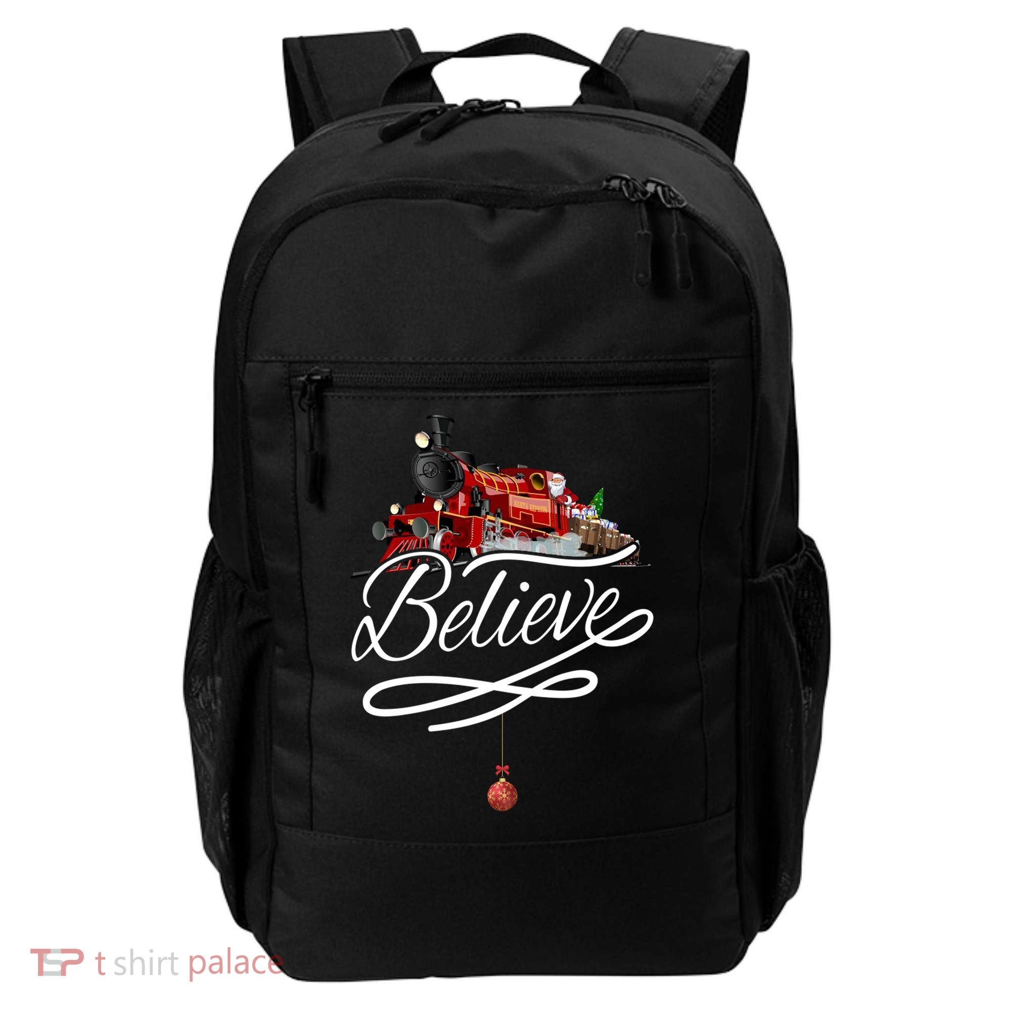 Believe Polar Express Christmas Holiday Train Backpack