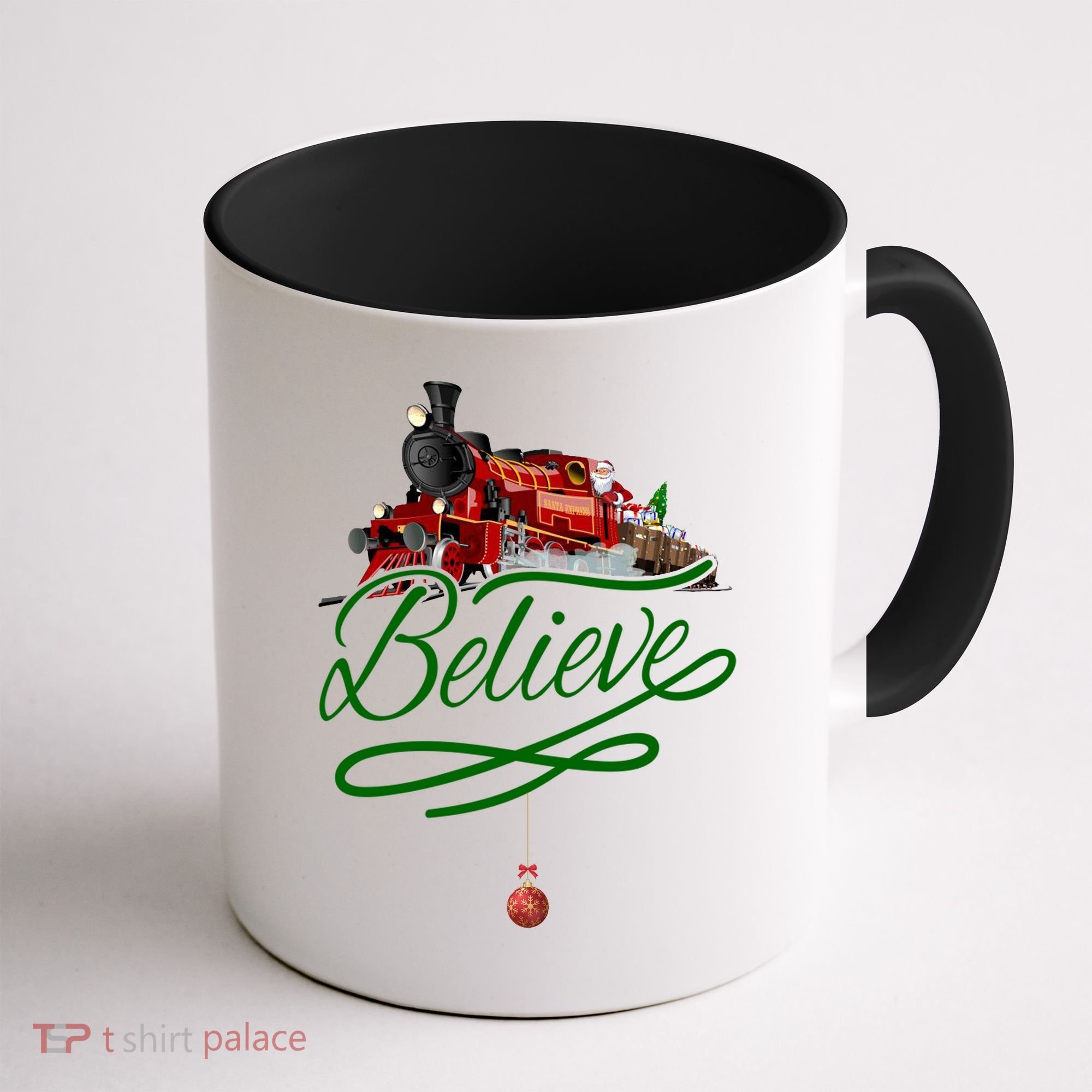 Believe Polar Express Christmas Holiday Train Coffee Mug
