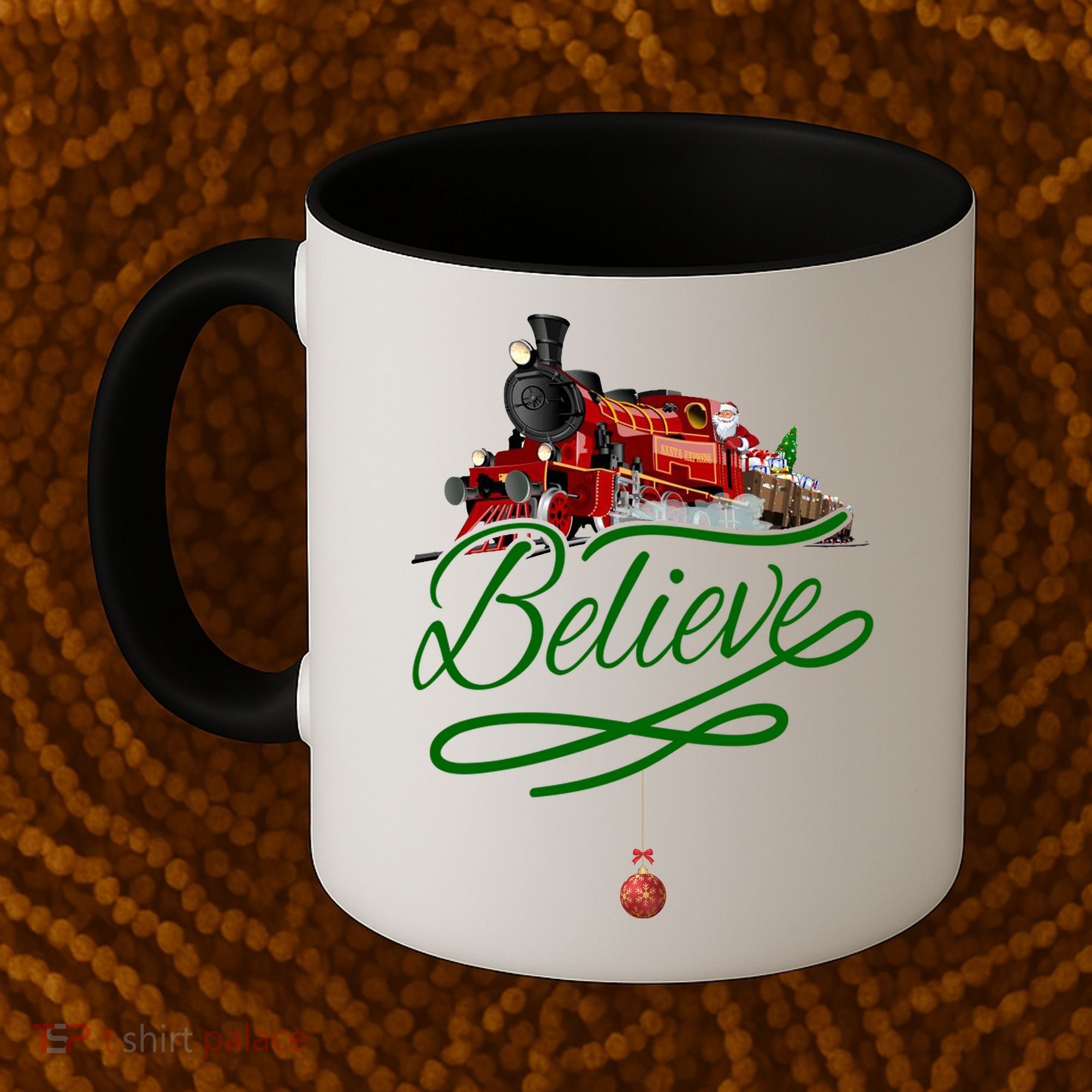 Believe Polar Express Christmas Holiday Train Coffee Mug