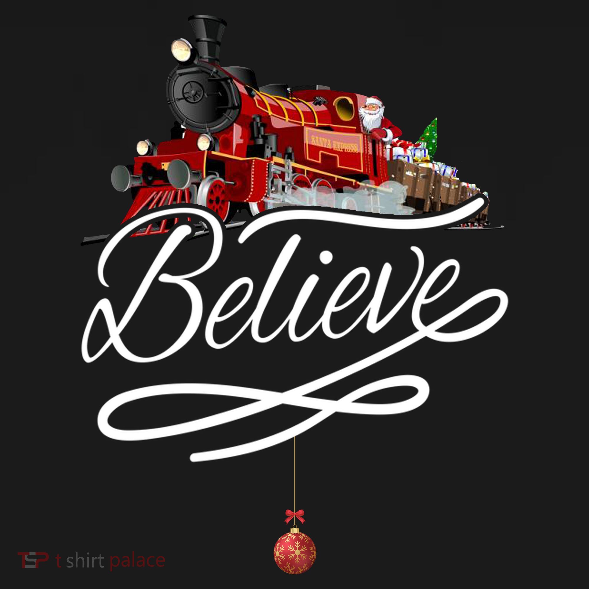 Believe Polar Express Christmas Holiday Train Ornament
