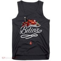 Believe Polar Express Christmas Holiday Train Tank Top thumb 0